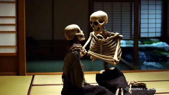 Zombie Couple's Intimate Massage at Japanese Ryokan – AI Generated Video | Hailuo AI
