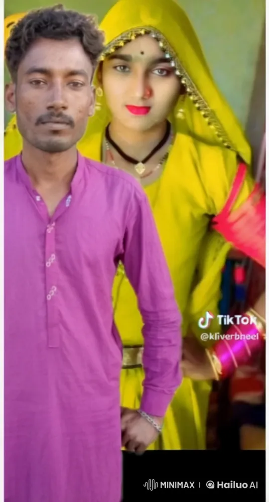 Young Man in Vibrant Pink Kurta Makes Tender Advance – AI Generated Video | Hailuo AI