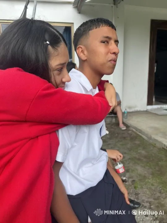 Woman in Red Sweater Cries as Another Kisses Man – AI Generated Video | Hailuo AI