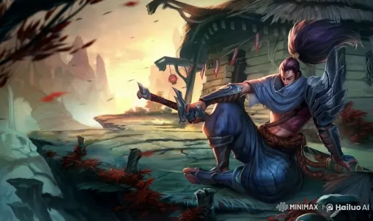 Warrior Prepares on Mountain Cliff at Sunset – AI Generated Video | Hailuo AI