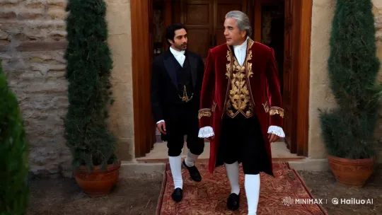 Don Fernando and Esteban's Elegant Arrival at the Hacienda – AI Generated Video | Hailuo AI