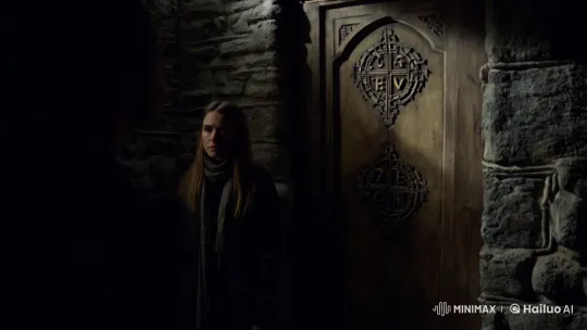 Mysterious Door: A Woman's Enigmatic Encounter – AI Generated Video | Hailuo AI