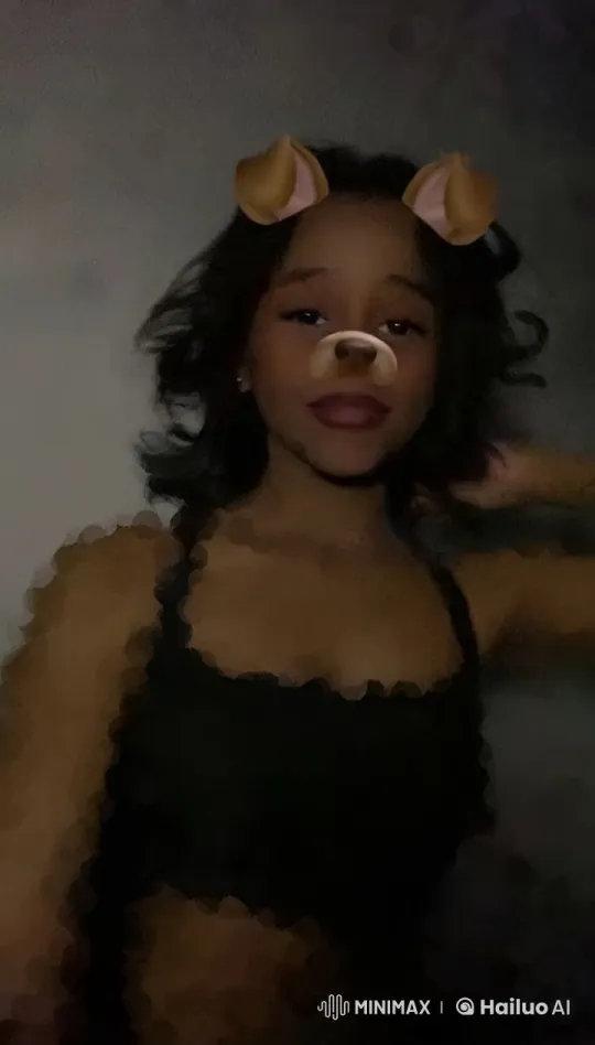 Playful Individual with Dog Filter Smoking – AI Generated Video | Hailuo AI