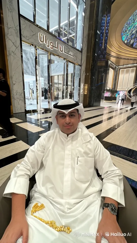Luxurious Interior with Man Smoking Cigarette – AI Generated Video | Hailuo AI
