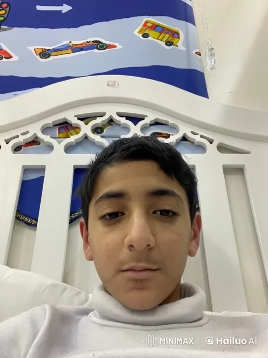 Young Person Contemplatively Smokes in Colorful Bedroom – AI Generated Video | Hailuo AI