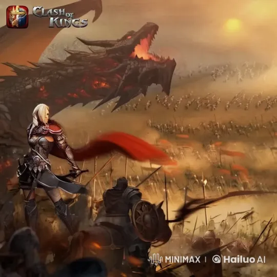 Epic Fantasy Battle in 'Clash of Kings' - Live2D Animation – AI Generated Video | Hailuo AI