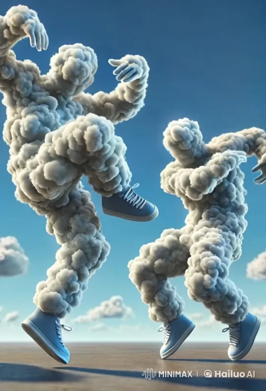 Dancing Clouds: Ethereal Hip Hop in the Sky – AI Generated Video | Hailuo AI