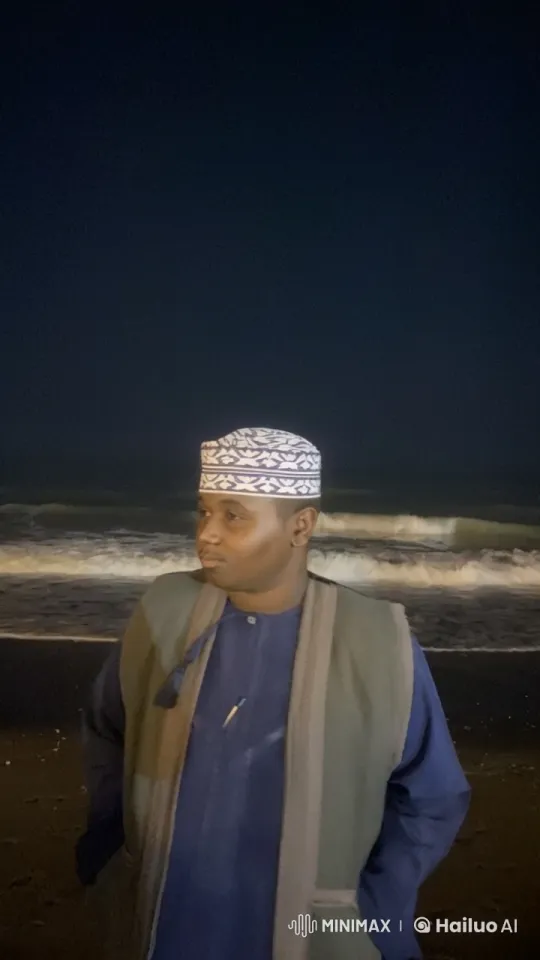 Man Contemplates by the Sea at Night – AI Generated Video | Hailuo AI