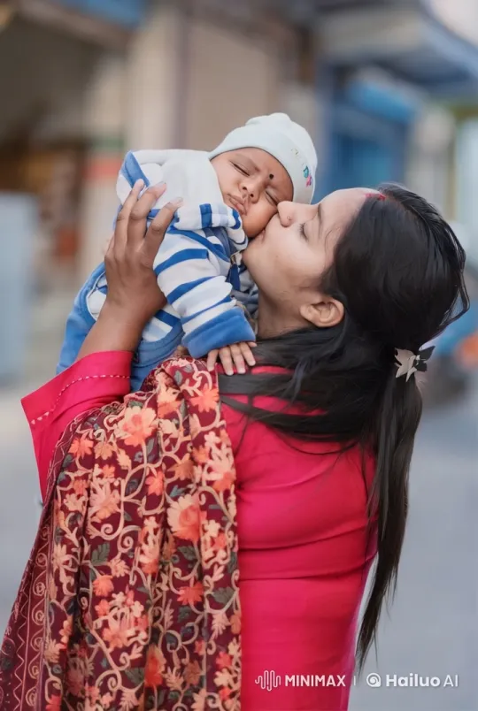 Joyful Play: Woman and Baby's Bonding Moment – AI Generated Video | Hailuo AI