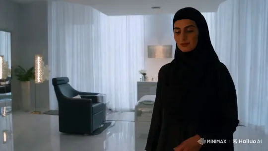 Arab Woman Transformed in Opulent Iranian Clinic – AI Generated Video | Hailuo AI