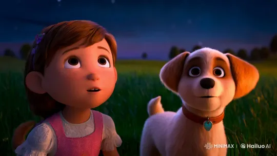 Luna and Max's Enchanted Evening in the Meadow – AI Generated Video | Hailuo AI
