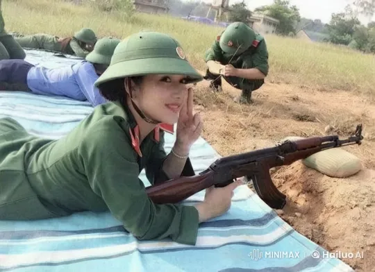 Vietnamese Woman in War-Torn Saigon - A Dramatic Scene – AI Generated Video | Hailuo AI
