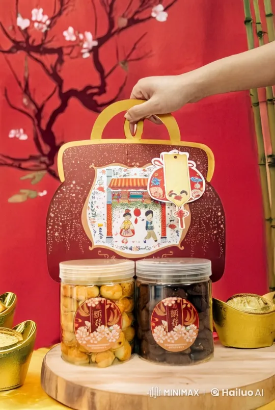 Traditional Chinese Home: Tea, Cookies, and Family Warmth – AI Generated Video | Hailuo AI