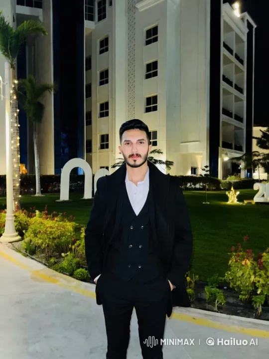Confident Man Smoking in Elegant Night Setting – AI Generated Video | Hailuo AI