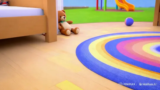 Child and Animated Shoes: Aesthetic Film's Joyful Scene – AI Generated Video | Hailuo AI