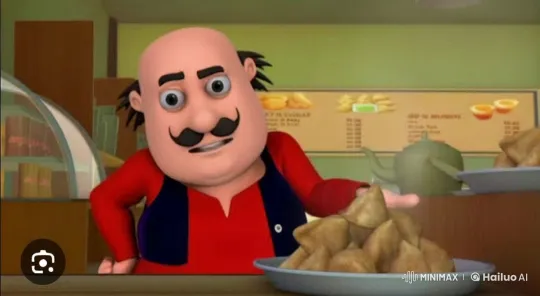 Café Worker Enjoying Samosas and Tea – AI Generated Video | Hailuo AI