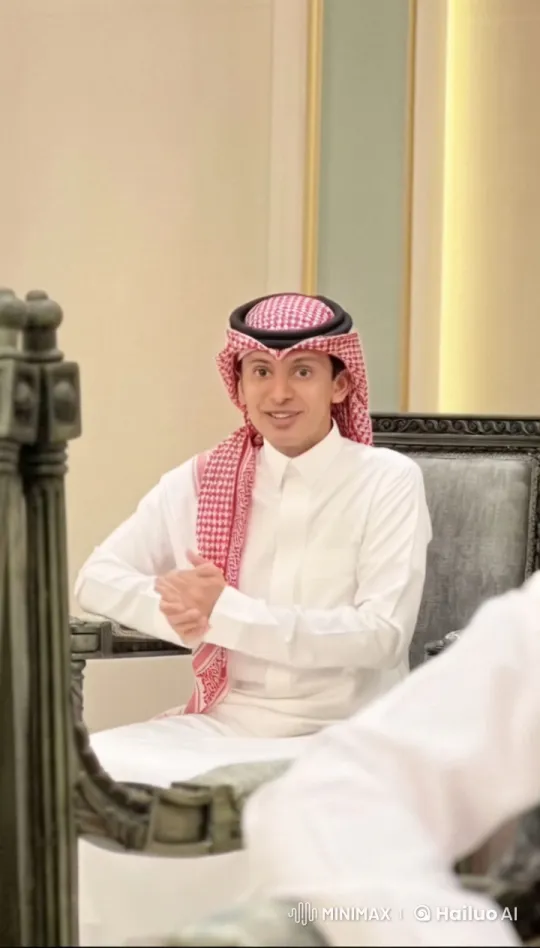 Saudi Man Smoking in Traditional Attire – AI Generated Video | Hailuo AI