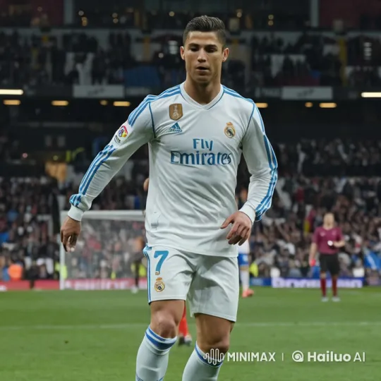 Ronaldo's Superpowered Goal and Iconic Celebration – AI Generated Video | Hailuo AI