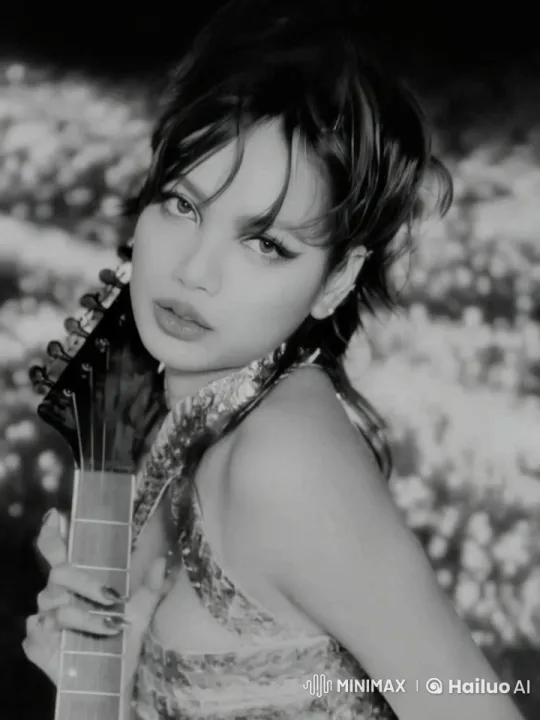 Sequined Musician with Guitar and Cigarette – AI Generated Video | Hailuo AI