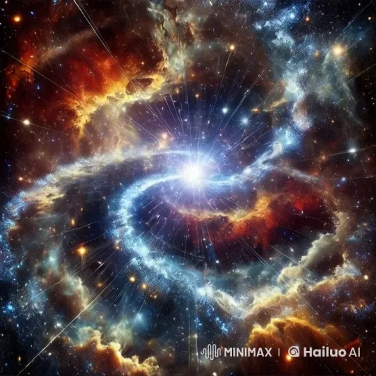 Celestial Dance: A Mesmerizing Spiral Journey Through the Cosmos – AI Generated Video | Hailuo AI