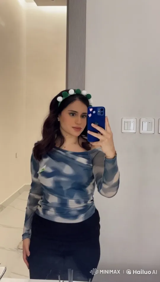 Woman Smoking, Taking Selfie in Minimalist Setting – AI Generated Video | Hailuo AI