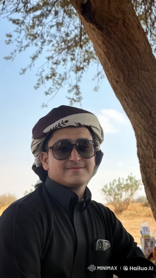 Man Smokes Cigarette in Peaceful Desert Setting – AI Generated Video | Hailuo AI