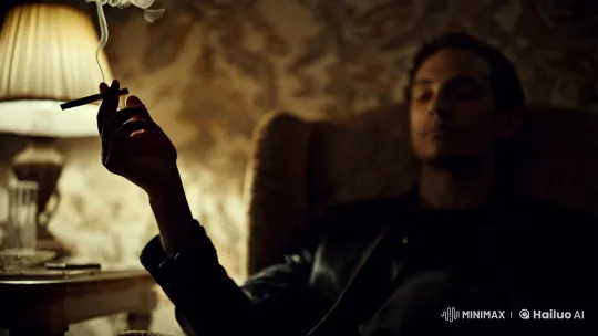 Contemplative Figure in Intimate, Smoky Room – AI Generated Video | Hailuo AI