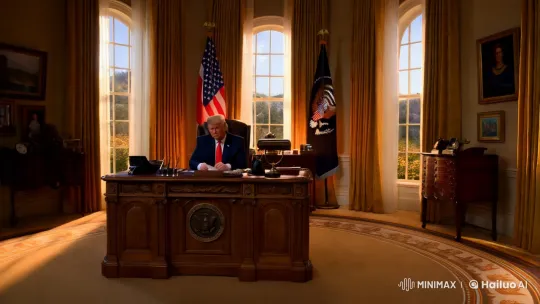 Trump Meets Harry Potter in Magical Office Scene – AI Generated Video | Hailuo AI