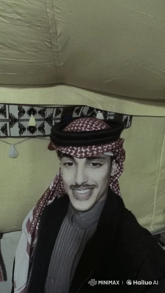 Traditional Tent Atmosphere with Smoking Person – AI Generated Video | Hailuo AI