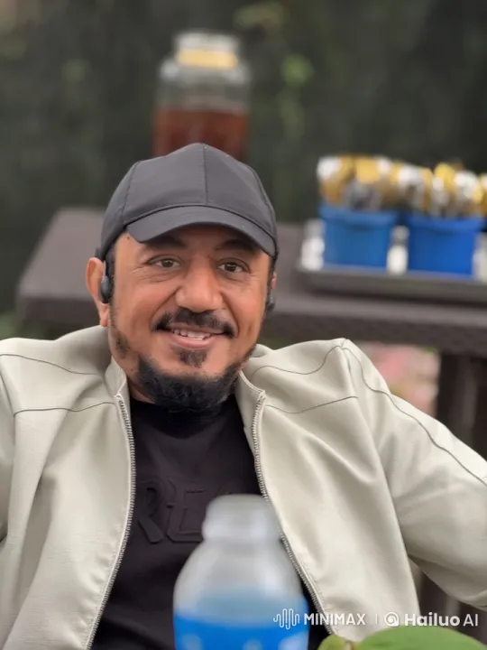 Man Smoking Outdoors with Calm Expression – AI Generated Video | Hailuo AI