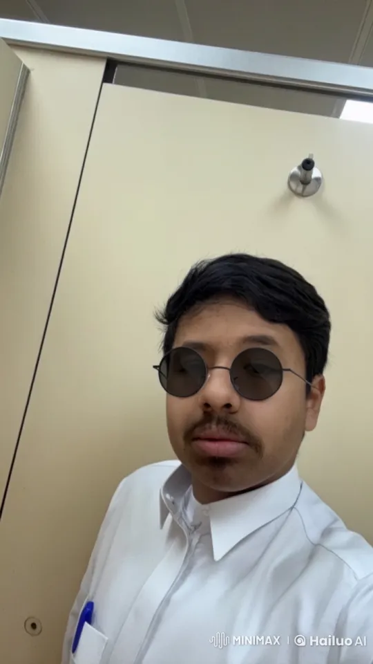 Young Man Smokes Cigarette with Composure – AI Generated Video | Hailuo AI