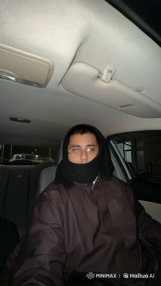 Nighttime Smoking Scene in a Parked Car – AI Generated Video | Hailuo AI