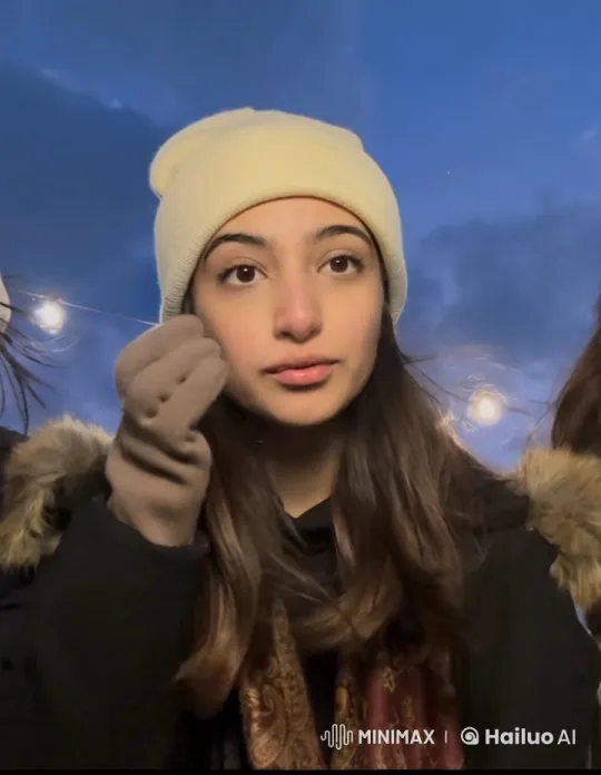 Young Woman Smoking Calmly in Evening Ambience – AI Generated Video | Hailuo AI