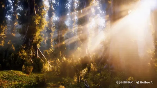 Mystical Forest: Enchanted Serenity and Photorealistic Beauty – AI Generated Video | Hailuo AI