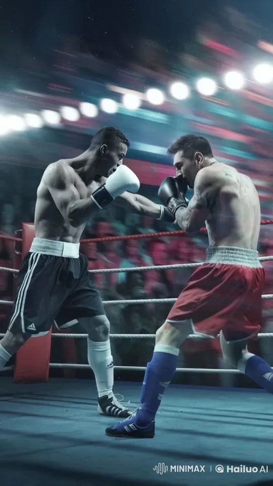 Intense Boxing Match: Skill and Strategy Unveiled – AI Generated Video | Hailuo AI