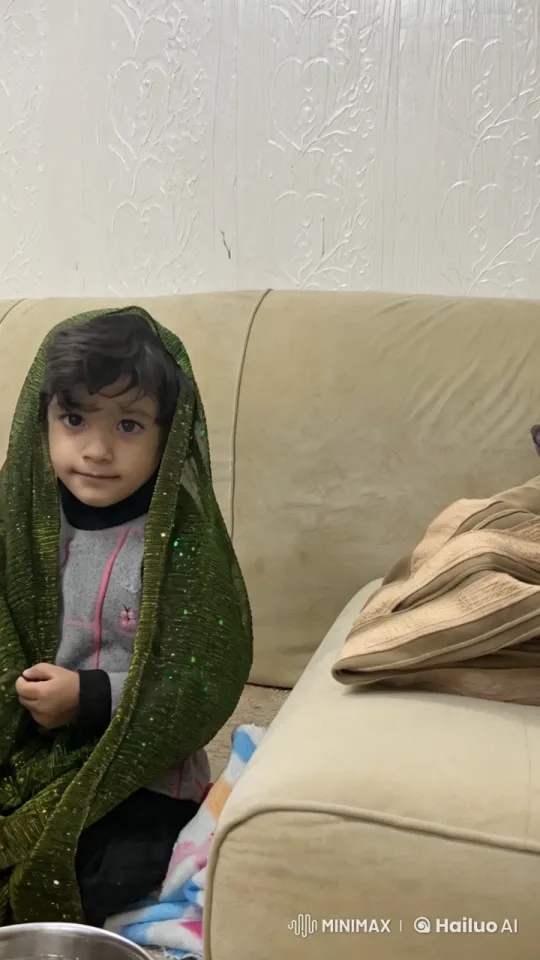 Child on Couch with Smoker in Background – AI Generated Video | Hailuo AI