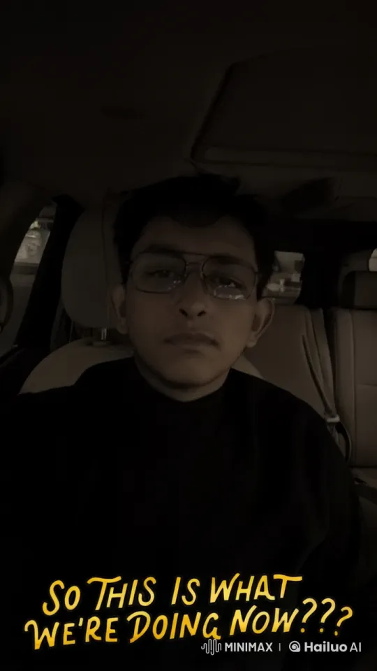 Contemplative Person Smokes in Dimly Lit Car – AI Generated Video | Hailuo AI