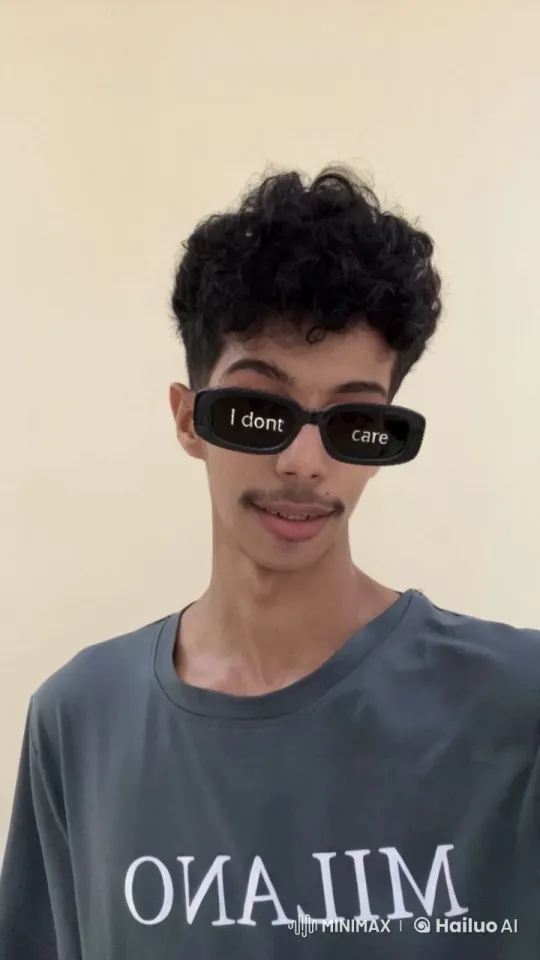 Milano T-Shirt: Minimalistic Smoking Scene – AI Generated Video | Hailuo AI