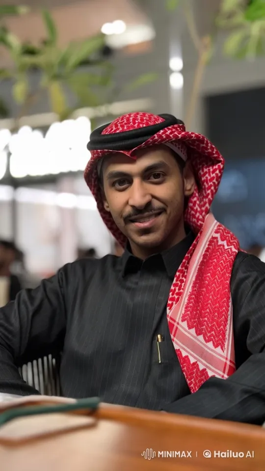 Man Smokes Cigarette in Modern, Bustling Setting – AI Generated Video | Hailuo AI