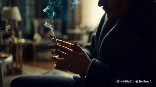 Mysterious Hands and Smoke in Artful Room – AI Generated Video | Hailuo AI