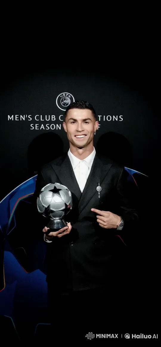 Man With Trophy and Cigarette in Men's Club Season – AI Generated Video | Hailuo AI