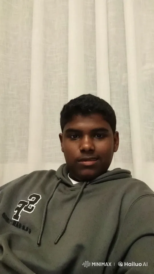 Young Person Smoking in Front of Curtains – AI Generated Video | Hailuo AI