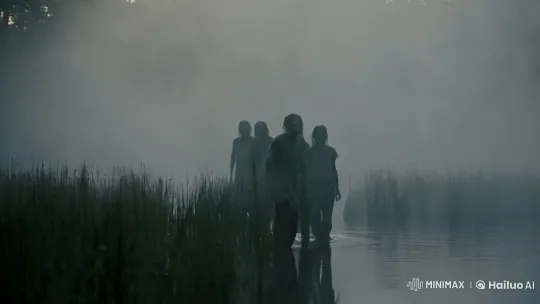 Foggy Swamp: Zombies Emerge in Haunting Beauty – AI Generated Video | Hailuo AI