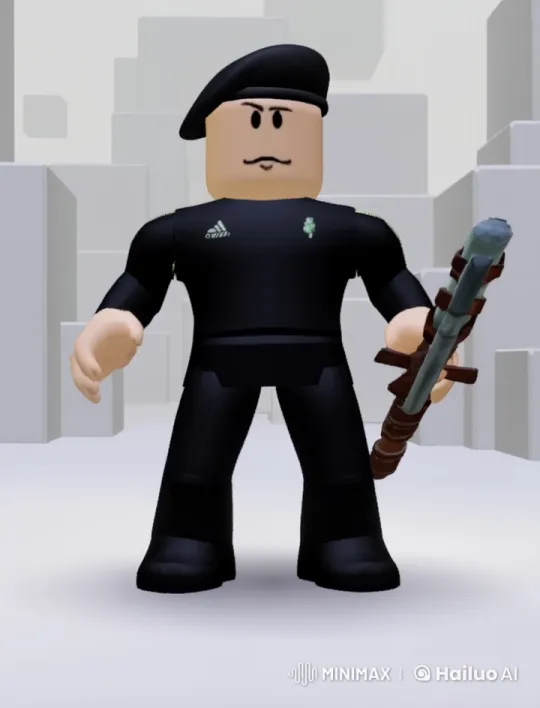 Lego Character in Tense Scene with Weapon and Smoke – AI Generated Video | Hailuo AI