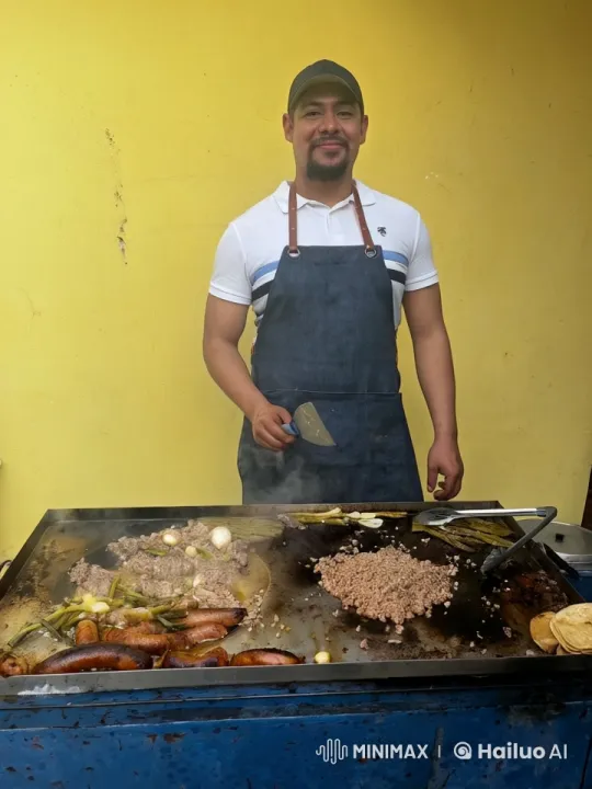Grill Master Preparing Sizzling Dishes – AI Generated Video | Hailuo AI