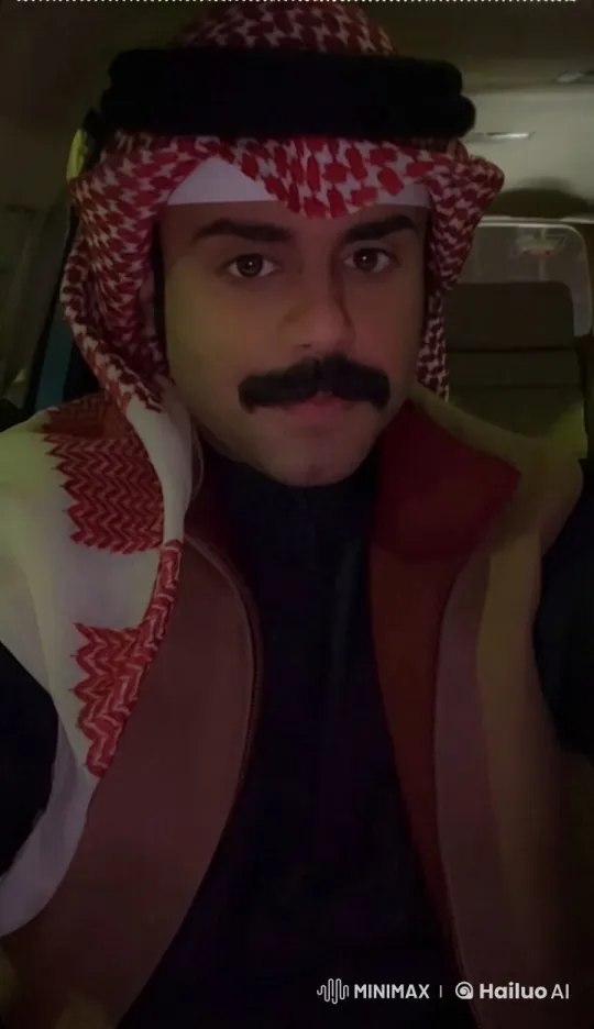 Middle Eastern Person Smoking in Traditional Attire – AI Generated Video | Hailuo AI