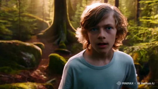 Magical Realism: Boy's Enchanted Forest Journey – AI Generated Video | Hailuo AI