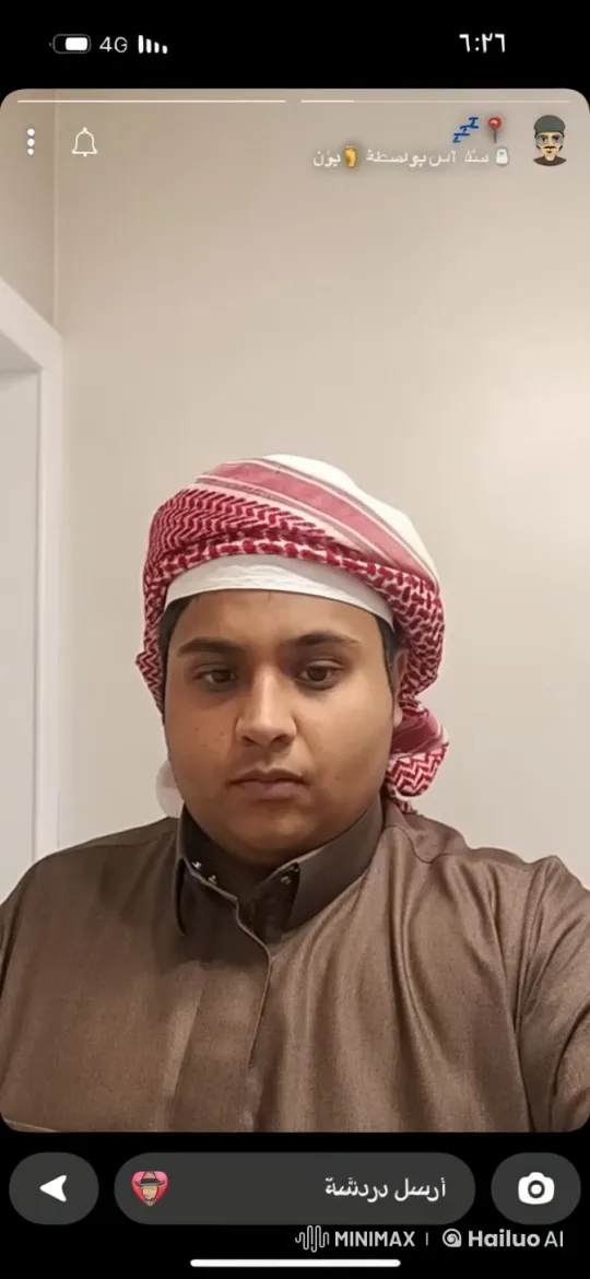 Traditional Arab Attire: Smoking Scene in Minimalist Setting – AI Generated Video | Hailuo AI