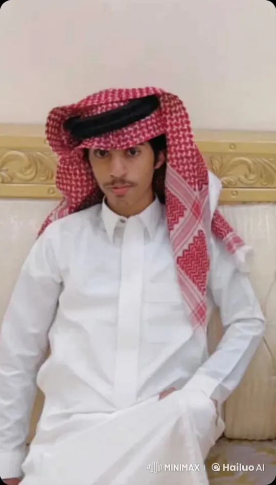 Man in Traditional Attire Smokes on Elegant Couch – AI Generated Video | Hailuo AI