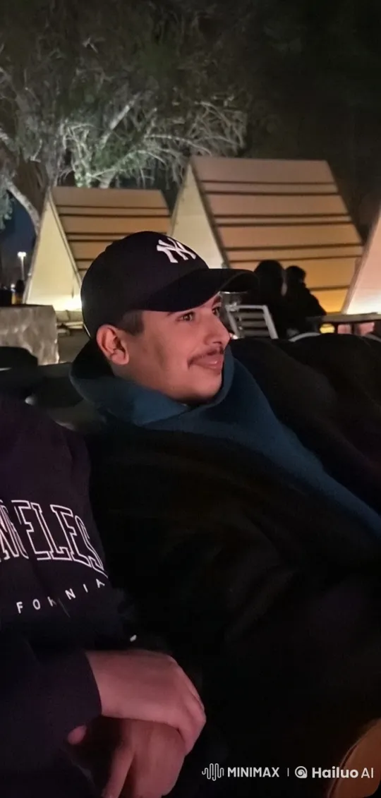 Young Man Smokes in Peaceful Nighttime Setting – AI Generated Video | Hailuo AI